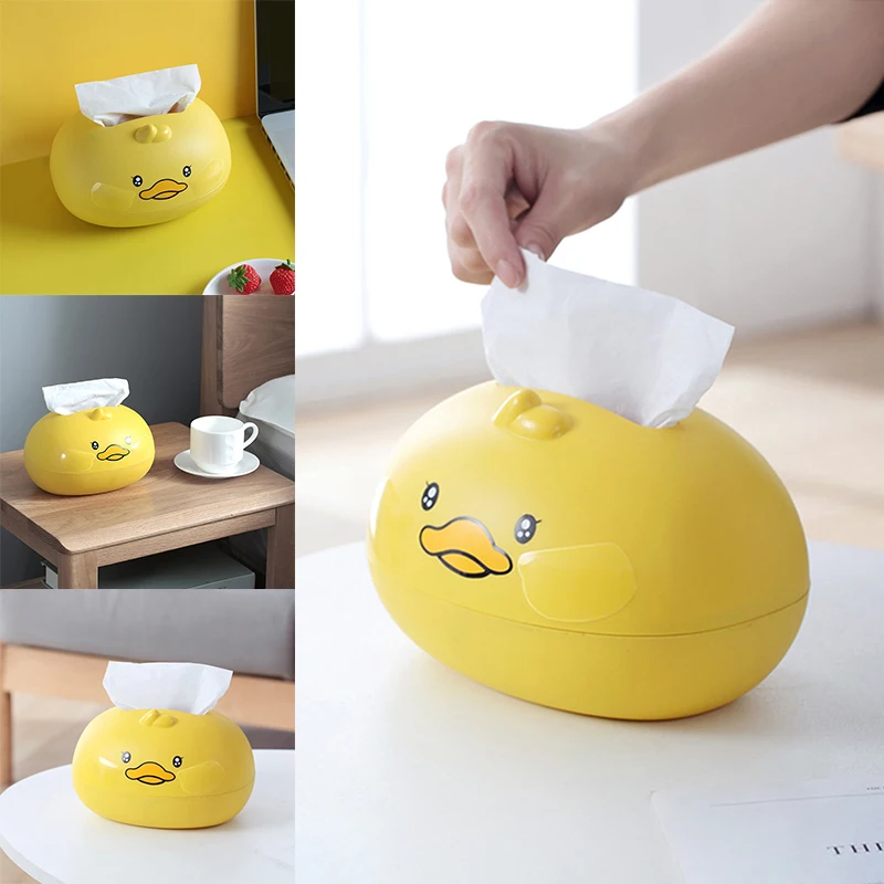 Duck Tissue Box Container For Napkins Paper Towels Storage Boxes Modern Napkin Box Holder Home Bedroom Accessories