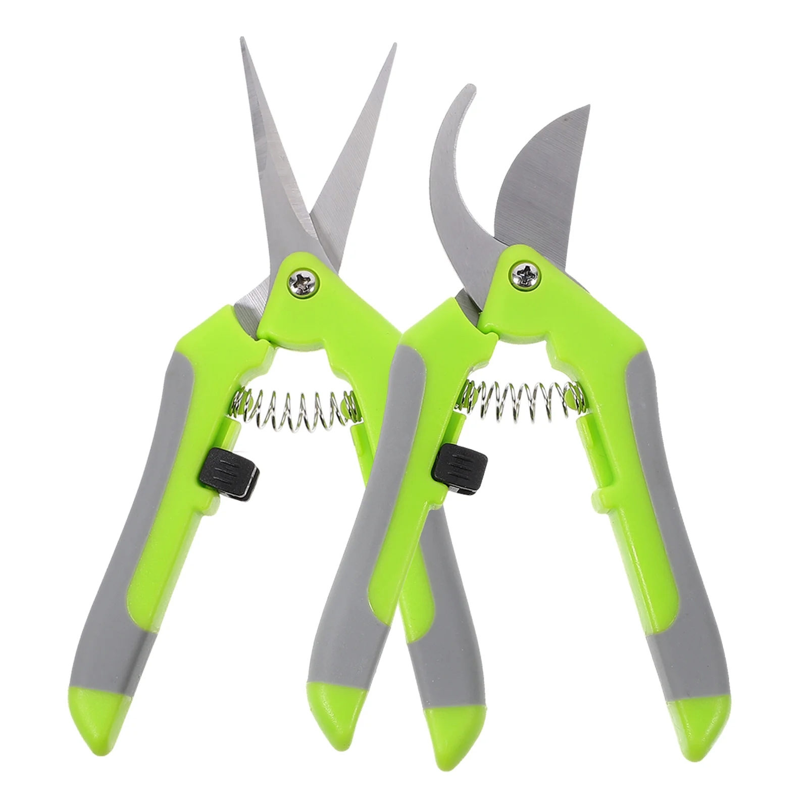 

2Pcs Pruning Shears Lightweight Handle Gardening Tools Flower Scissors Trimmers for Stems Hedges Bushes Small Trees Durable