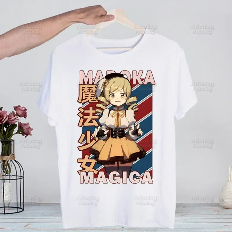 Puella Magi Madoka Magica Men T Shirt Fashion Print Tshirt Summer Mens Novelty Short Sleeve T-shirt Men Funny Tops