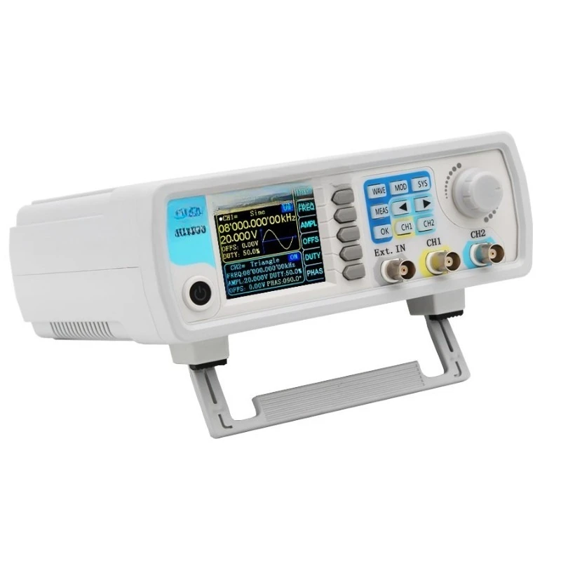JDS6600 Dual channel programmable DDS function arbitrary waveform signal generator, pulse signal source frequency meter
