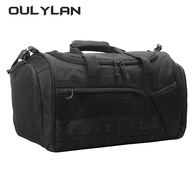 Travel Tote Bag Men Women Portable Luggage 40L Large Capacity Oxford Cloth Wear-resistant Fitness Handbag Outdoor Travel Fishing