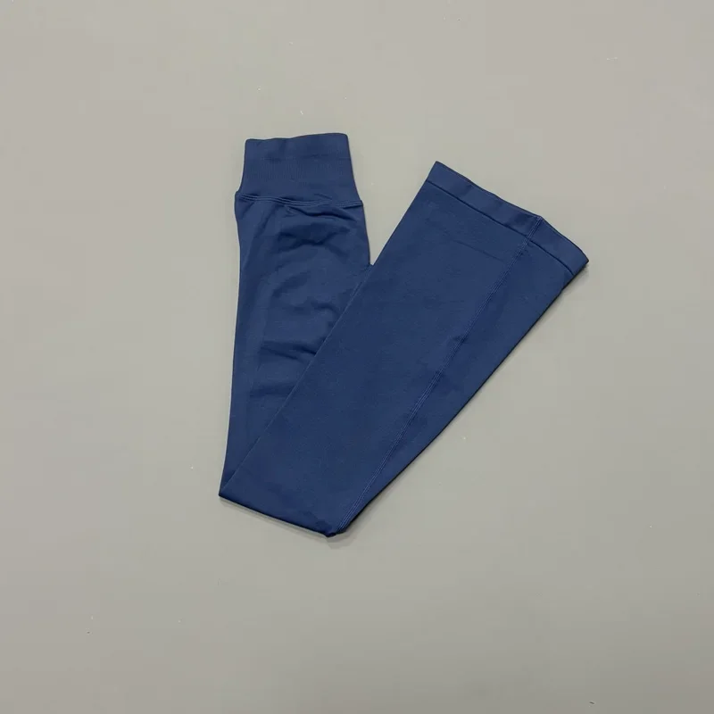 Micro Flared Leggings für Damen: Yoga-Hose mit Po-Lifting-Effekt, Bauchkontrolle, Hoher Taille, Elastisch, Weich, für Fitness, Gym, Workout und Sport – Detail 11