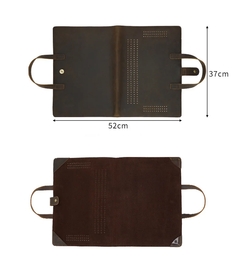 Crazy Horse Leather Laptop Sleeve 15.6 \