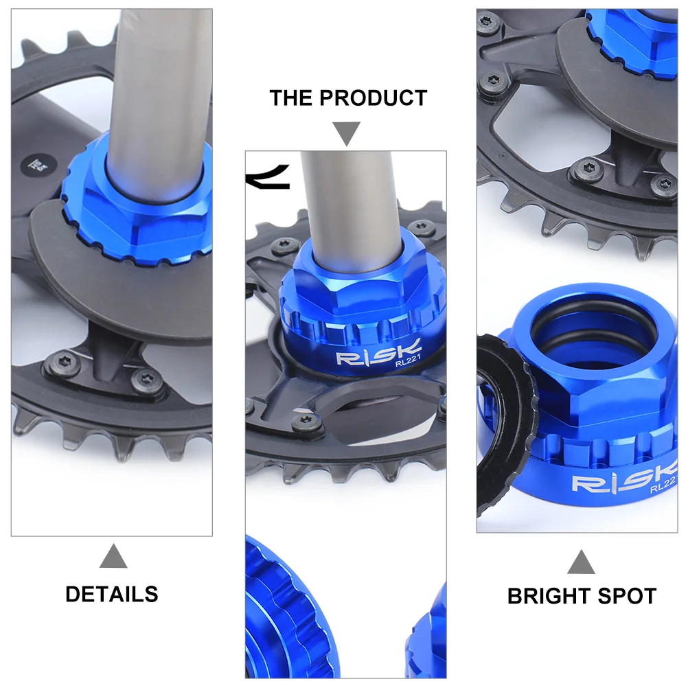 The Tools Car Disc Removal Dismantlement Crank Dismantling Maker Bottom Bracket Puller 4X4X15CM Blue Crankset Remover Child