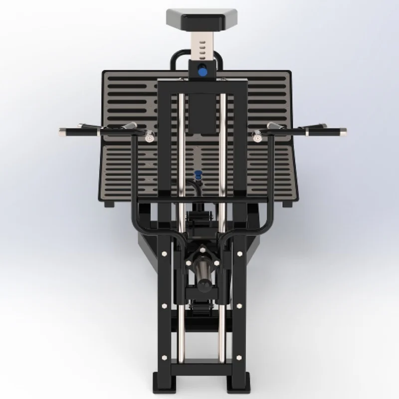 Professional Gym Body Solid Commercial Use Steel Plate Loaded T-Bar Row Machine Safety Chest Support for Back Biceps Shoulder