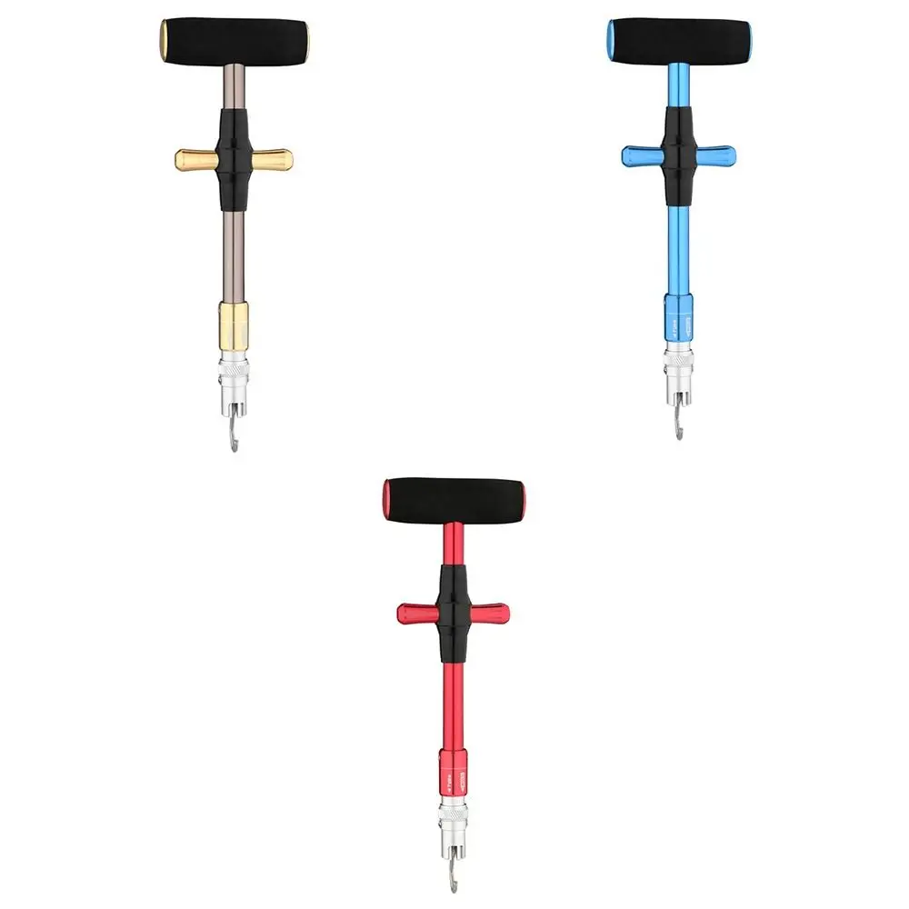 

New Aluminum Alloy+EVA Fishing Hook Remover Gold Red Blue 25cm Quickly Hook Remover Portable Fishing Tools