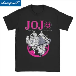 Golden Wind Bruno's Gang Japanese Anime T-Shirt for Men Women JOJOs Bizarre Adventure Pure Cotton Tee Shirt T Shirts Clothes