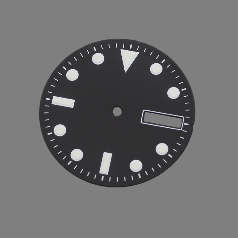 

28.5 mm Dial Emits Blue-Green Light Suitable For Use With NH35 NH36 SKX007 SKX009 6105 SRPD And Dial And Case Accessories.