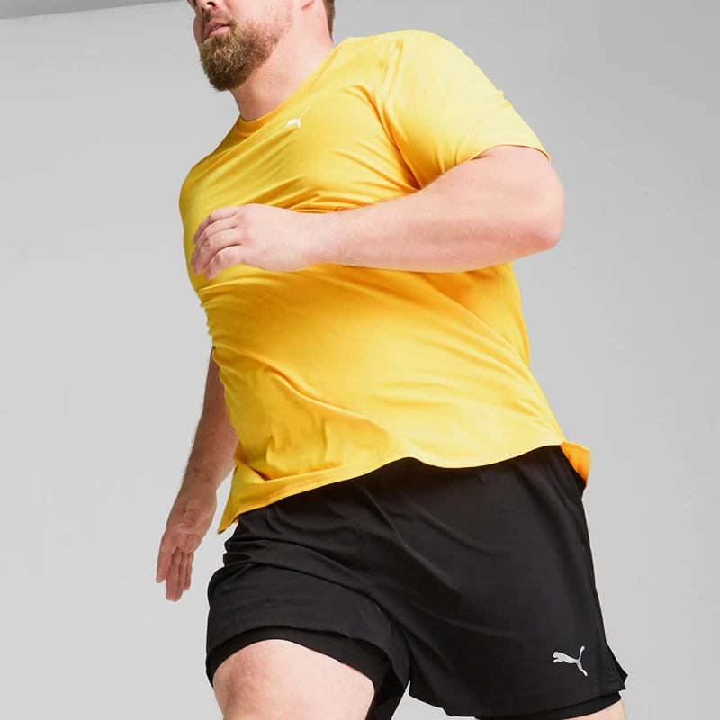 

Puma Authentic New Men's Running Fitness Round Neck Breathable Short Sleeve 525381-38