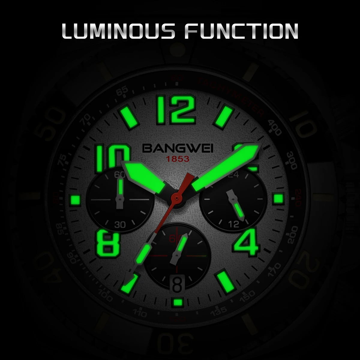 Nuevos relojes LIGE Top Band para hombre, cronógrafo, piloto de aviación, reloj de cuarzo, reloj de pulsera multifunción de lujo superluminoso