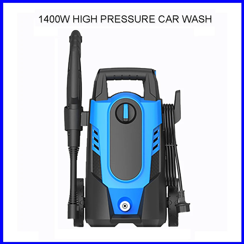 

105Bar High Pressure Cleaner 1400W Portable IPX5 Waterproof For Auto Home Garden Cleaning Household Car Washing Machine 220V