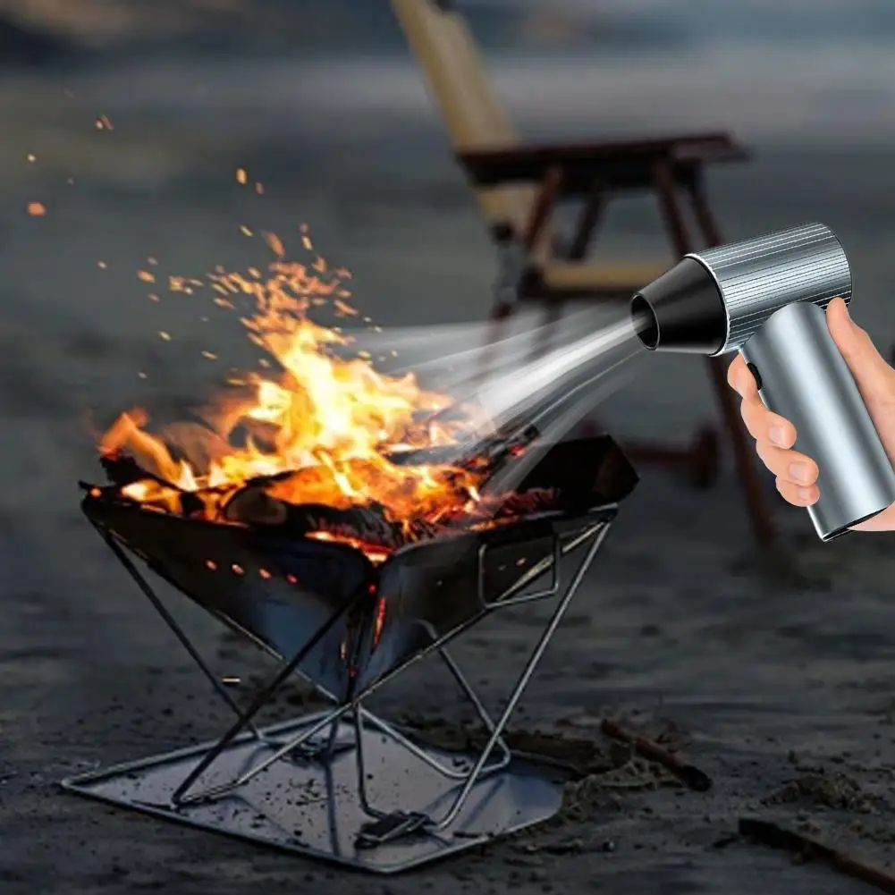 X7 Violent Blower Wind Pressure Brushless Motor Outdoor Handheld 40mm Turbo Jet Fan Brushless High-speed Booster Hair Dryer
