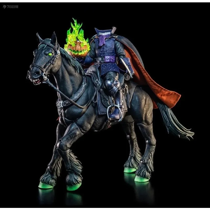 Vier Ruiters Studios Origineel product Figura Obscura-serie Kerstman en Headless Knight Set Groen afgewerkt Model Collectibles