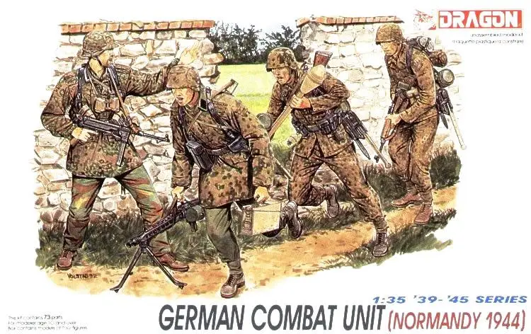 DRAGON 6003 1/35 '39-'45 Series German Combat Unit (Normandy 1944)