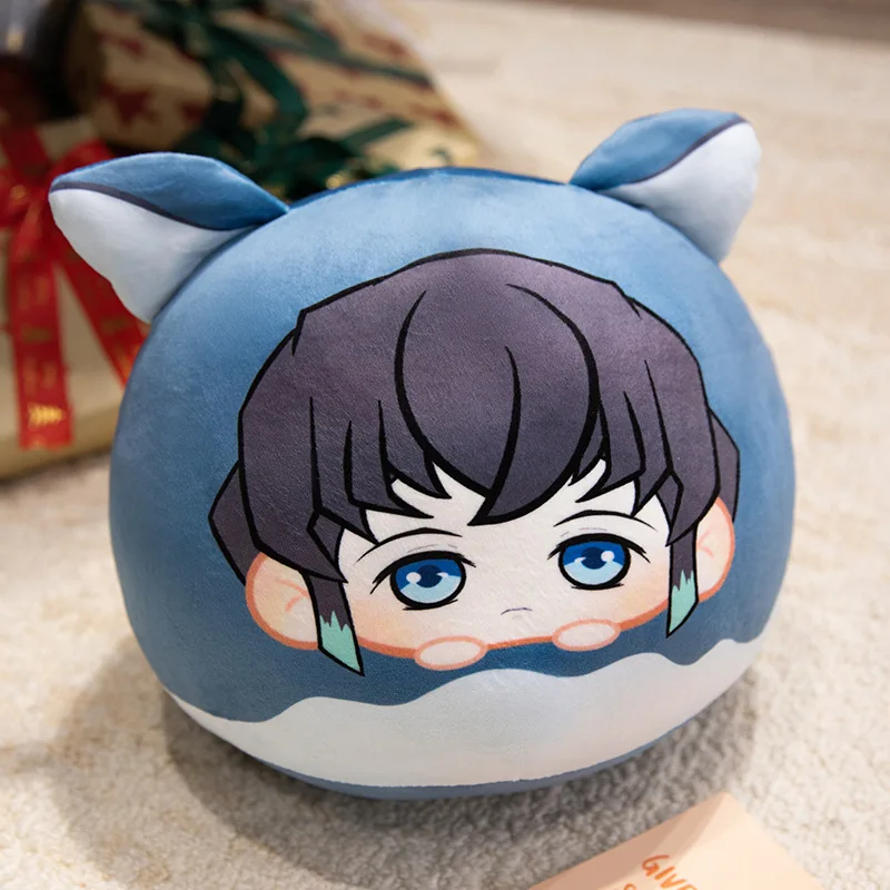 Coussin Demon Slayer 10/30/40cm, jouets en peluche, mignon, doux, dessin animé, oreiller, porte-clés, poupées pour enfants, cadeau d'anniversaire et de noël
