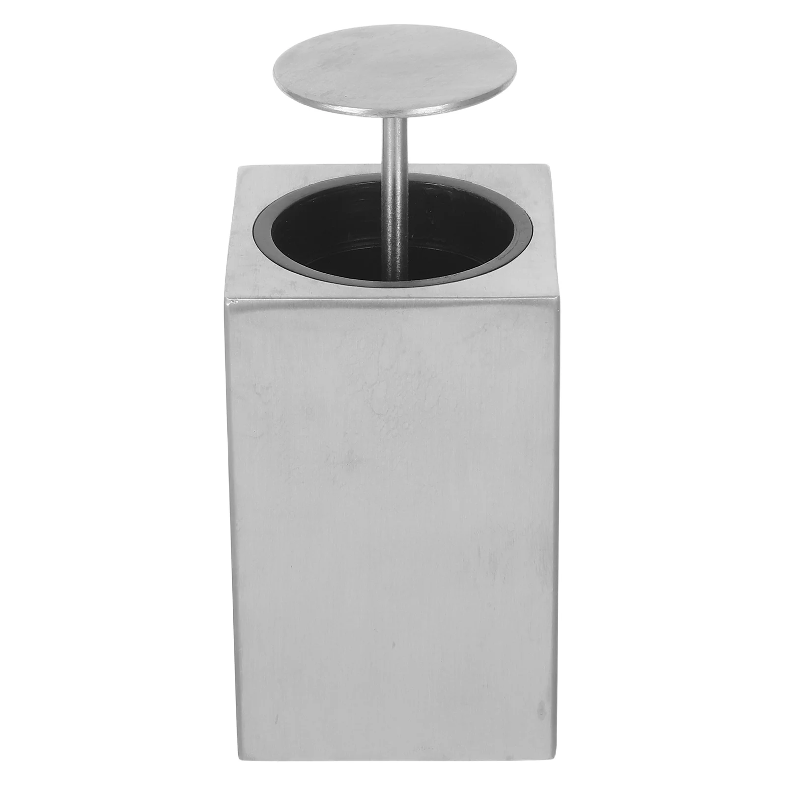 

Portable Toothpick Holder Dispenser Stainless Steel Press Function Durable For Travel Dining Table Kitchen Use Compact