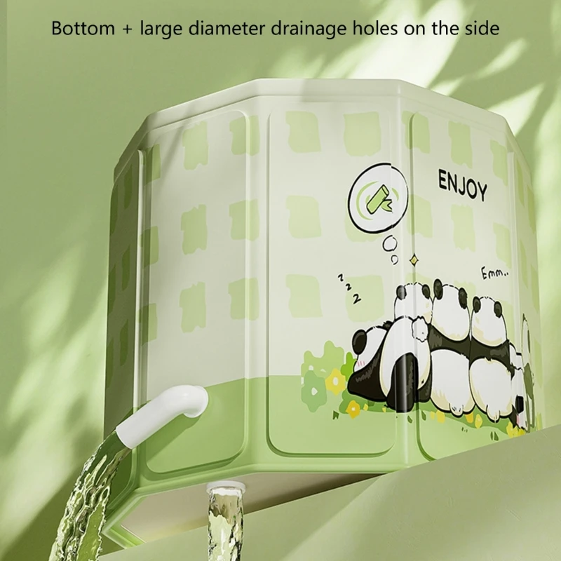 J15U حمام سباحة قابل للنقل للأطفال مع طبقة عازلة دافئة غير قابلة للنفخ سهلة الترتيب في الهواء الطلق وفي الأماكن المغلقة #3