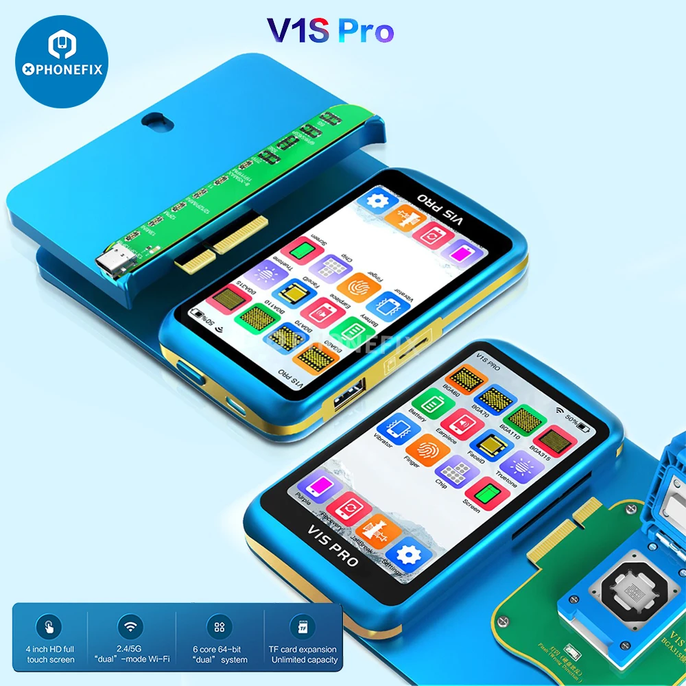 JCID V1S PRO Multifunction NAND BGA315/110/70 Programmer Compatible with Modules of PRO1000S and V1SE For iPhone iPad Repair
