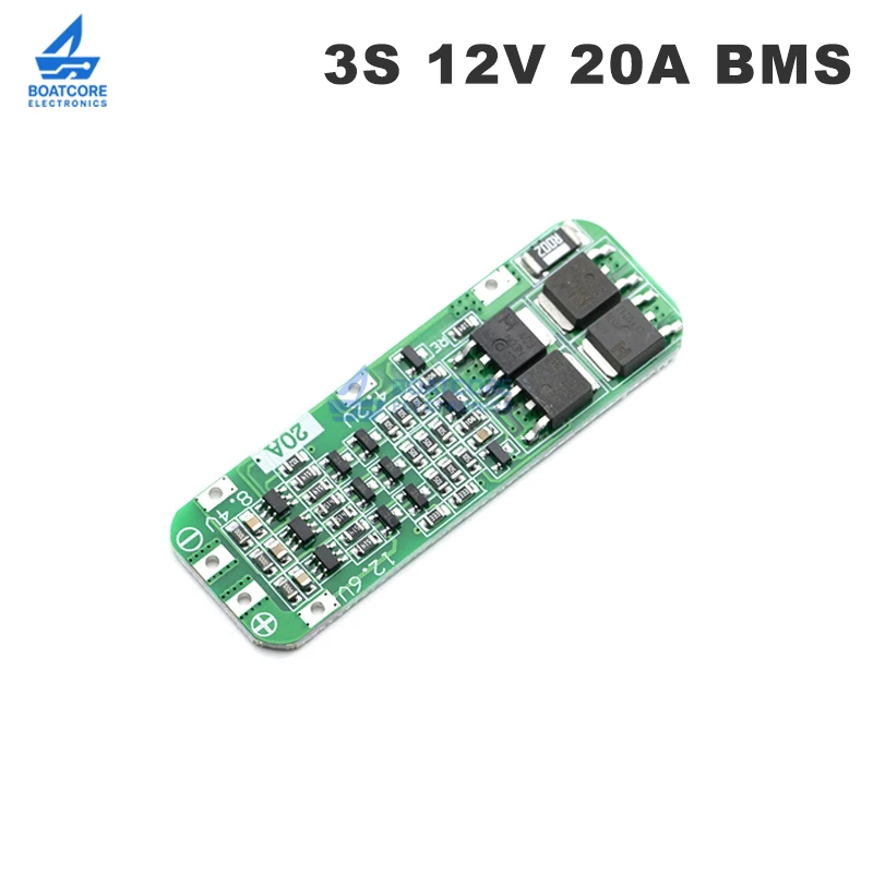 1-шт-плата-защиты-bms-3s-20a-для-литиевых-аккумуляторов-18650-111В-12В-126В-зарядное-устройство-pcb-для-модуля-дрели-мотора