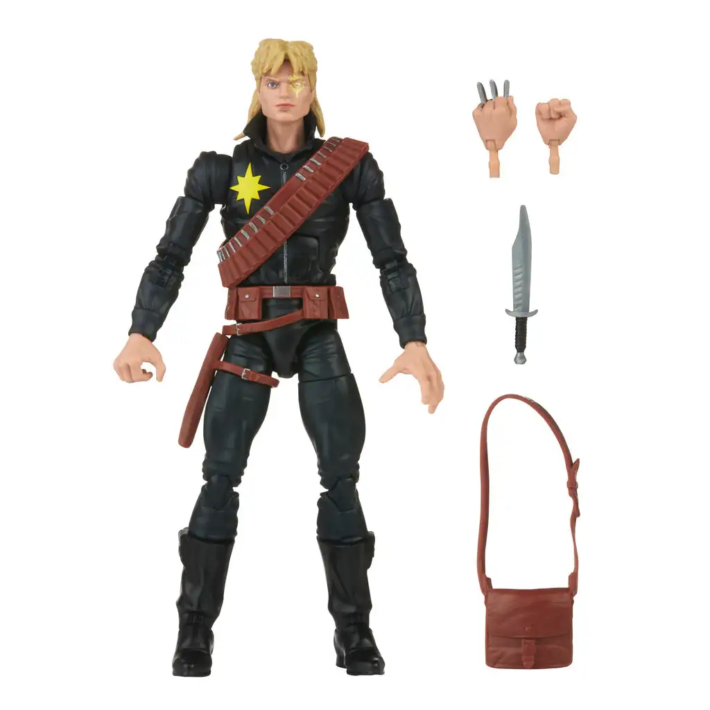 Marvel Legends Retro Wolverine Spiral Avalanche Longshot Dark Pheonix Multiple Man 6" Action Figure view 6