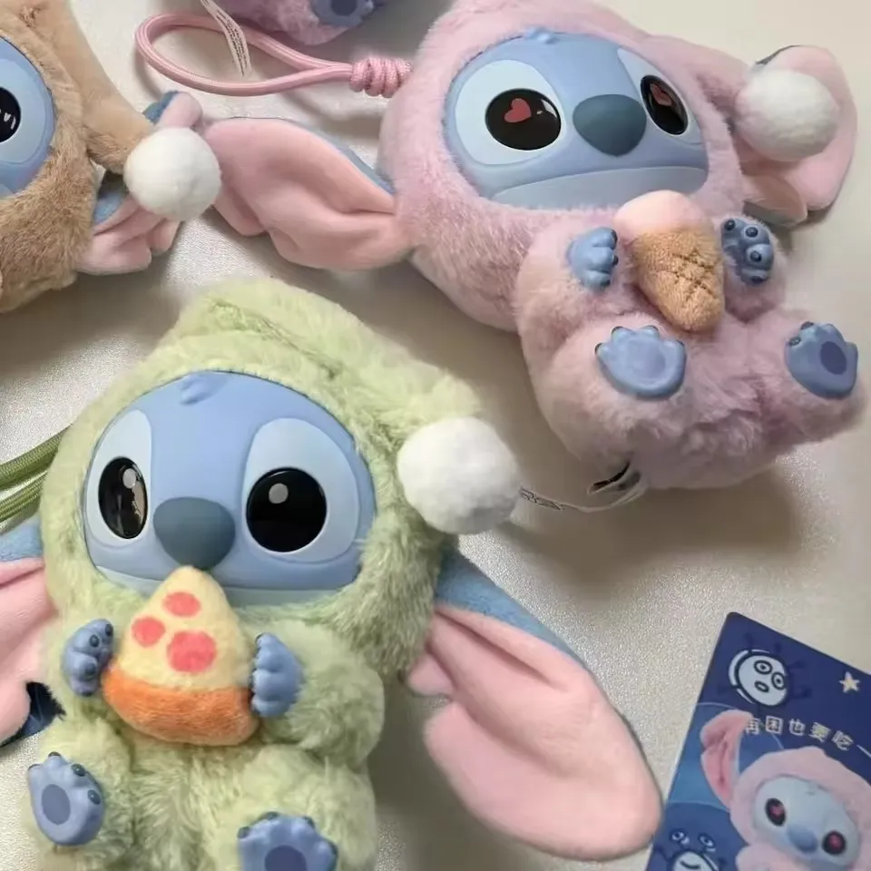 

2025 New Disney Stitch Eat Before Sleep Vinyl Blind Box Toys Bag Charm Cute Doll Mystery Toy Gift for Adult Kid Christmas Gift