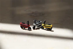 King Toys 1/64 1/87 1/43 Figurines Scale Model Resin Honda Motocompo Motorbike Dioramas Diecast Miniature Collection 037