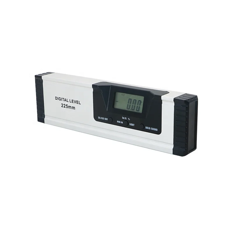 225mm Magnetic Digital Protractor Digital Spirit   Level Aluminum Alloy Angle Bubble Level Digital Spirit Level with