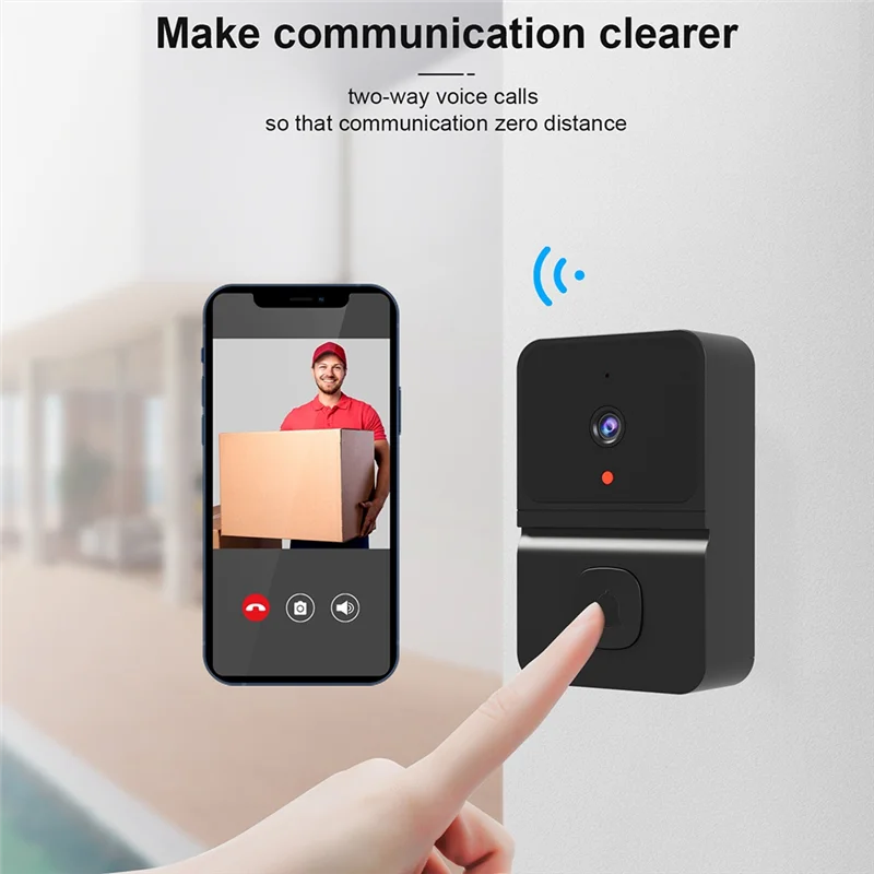 A14M Video Doorbell Tuya Security Doorbell กล้อง CHIME Cloud Storage Night Vision สมาร์ทวิดีโอประตู Bell B