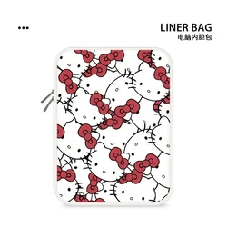 Cartoon Animation Peripheral Hello Kitty Laptop Case for Apple Matebook 10 11 12 14 15 Inch Waterproof Storage Bag Holiday Gift