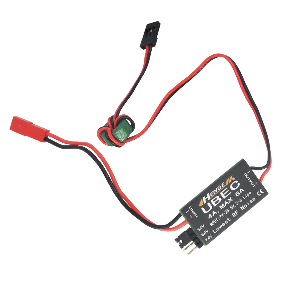 HENGE 4A UBEC Output 5V 6V / 4A Continuous Input 7V-25.5V 2~6S Battery Switch Mode BEC for RCDrone Quad copter Car Accessory