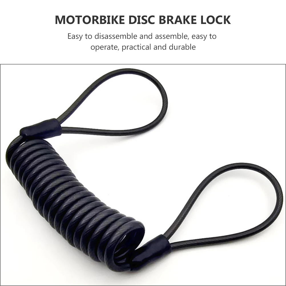 

1 set Key for Motorbike Bicycles Motorcycle Steel Security Black Compact Lightweight Electric Bike Scooter Lock Disc Brake