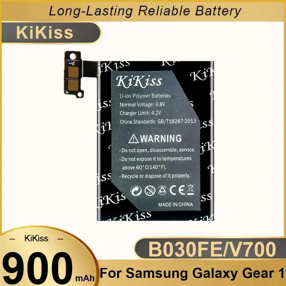 

High Capacity For Samsung Galaxy Gear 1 Gear1 V700 SM-V700 B030FE 900Mah Watch Battery