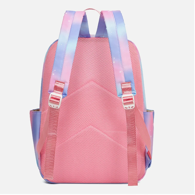 Borsa da pranzo per zaini di grande capacità per studenti primari con astuccio 3 pezzi Set borse a tracolla Casual da donna zaini per bambini Kawaii