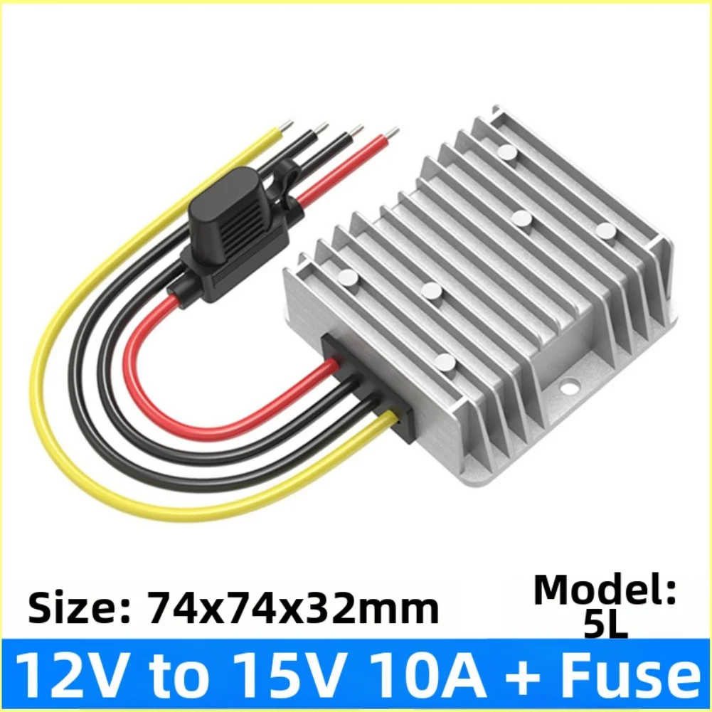 Voltage Booster 12V To 15V Converter For Tight Space Install 95 Conversion Efficiency Reliable Power Converter Solution