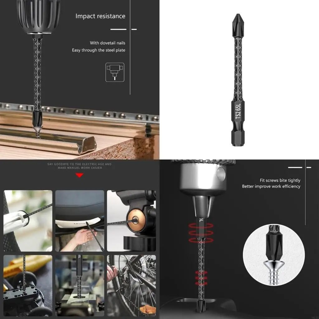 964E PH2 Screwdriver Bit not Slip Long Designs Screwdriver Bit Simple Operate for High Torques Applications 150mm