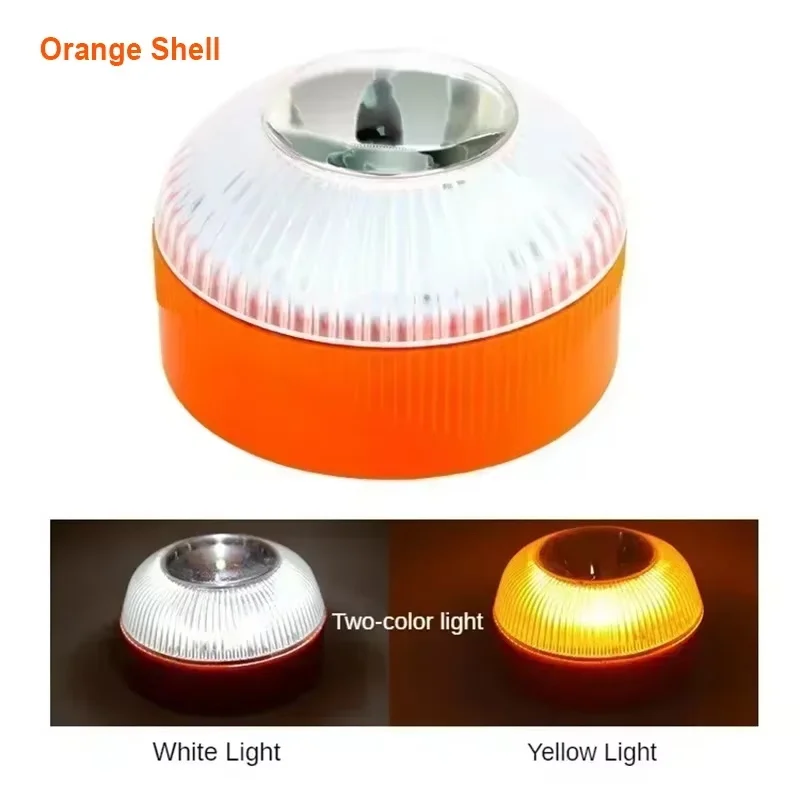 Led Car Emergency Light V16 Flashing Light Magnetic Induction Road Accident Light Portable Strobe Warning Light