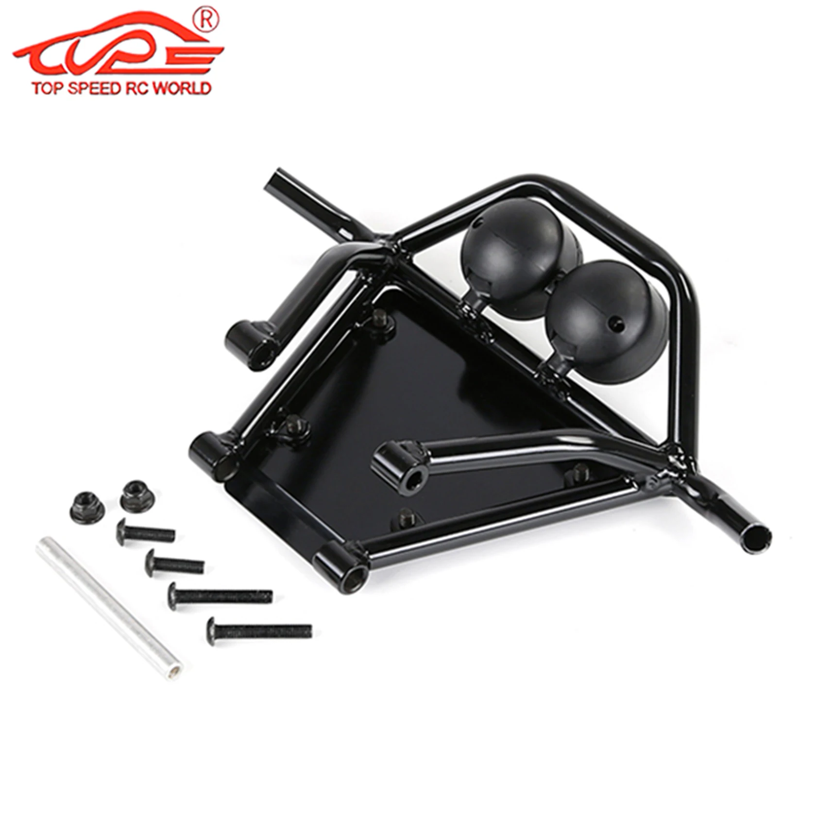 

Металлический задний кронштейн или передний защитный бампер со светодиодной крышкой для деталей грузовиков 1/5 ROVAN HPI Kingmotor Baja 5T 5SC