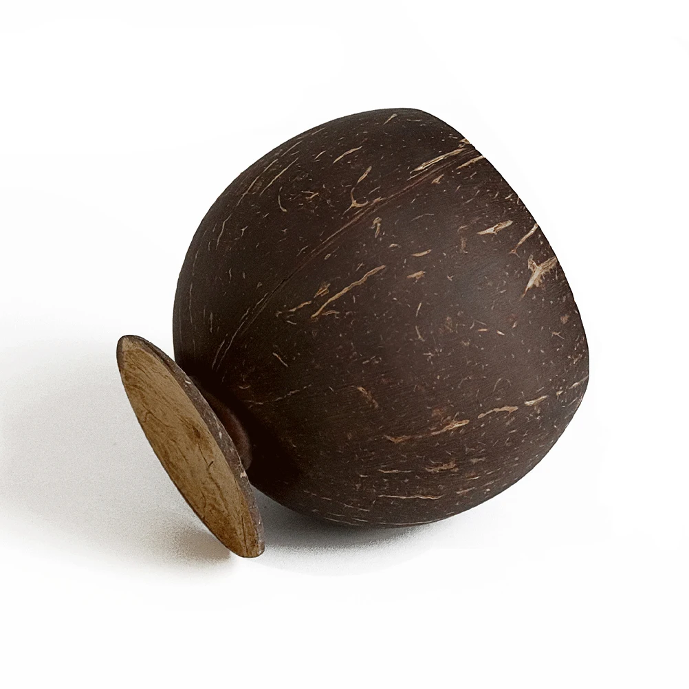 

Coconut Shell Cups Snack Home Decor Natural Bowls Coconuts Shell Bowl Fruit Salad Container MultiPurpose Gifts