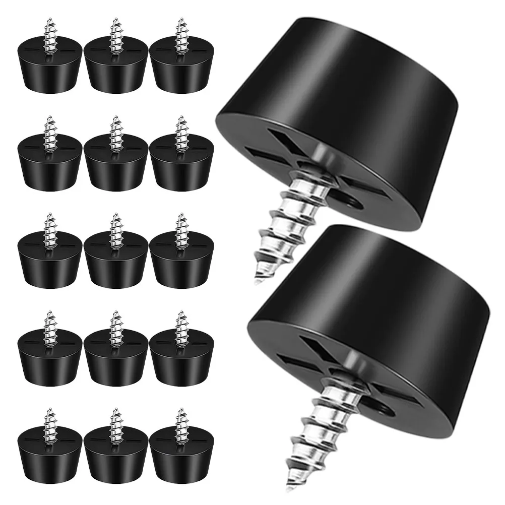 100Pcs Non Slip Furniture Leg Pads PVC Chair Table Sofa Floor Protectors for Hardwood Carpet Noise Reduction Scratch Prevention