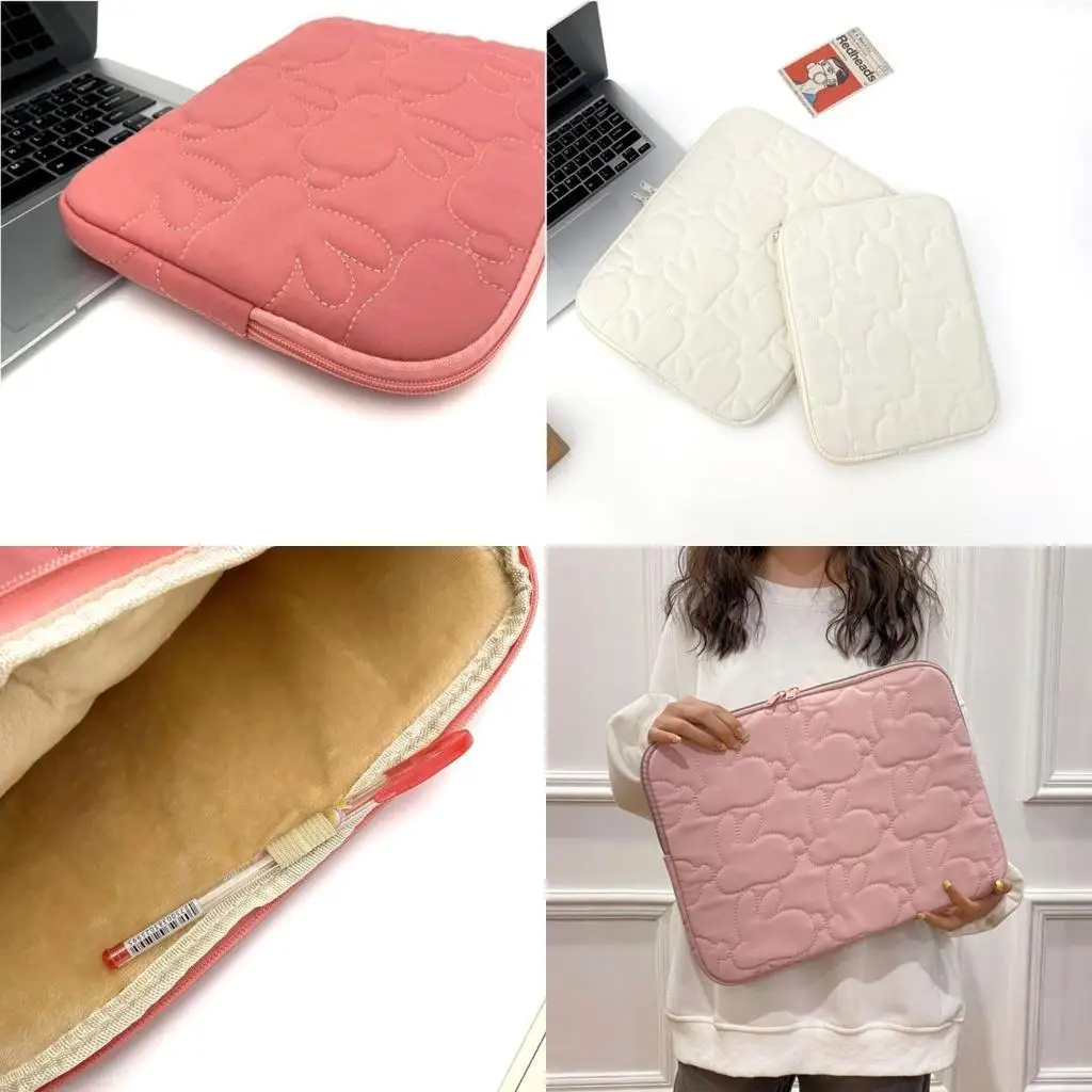 

D46D Cartoon Rabbit Tablet Laptop Bag Protective Bag Sleeve for 11 13Inch
