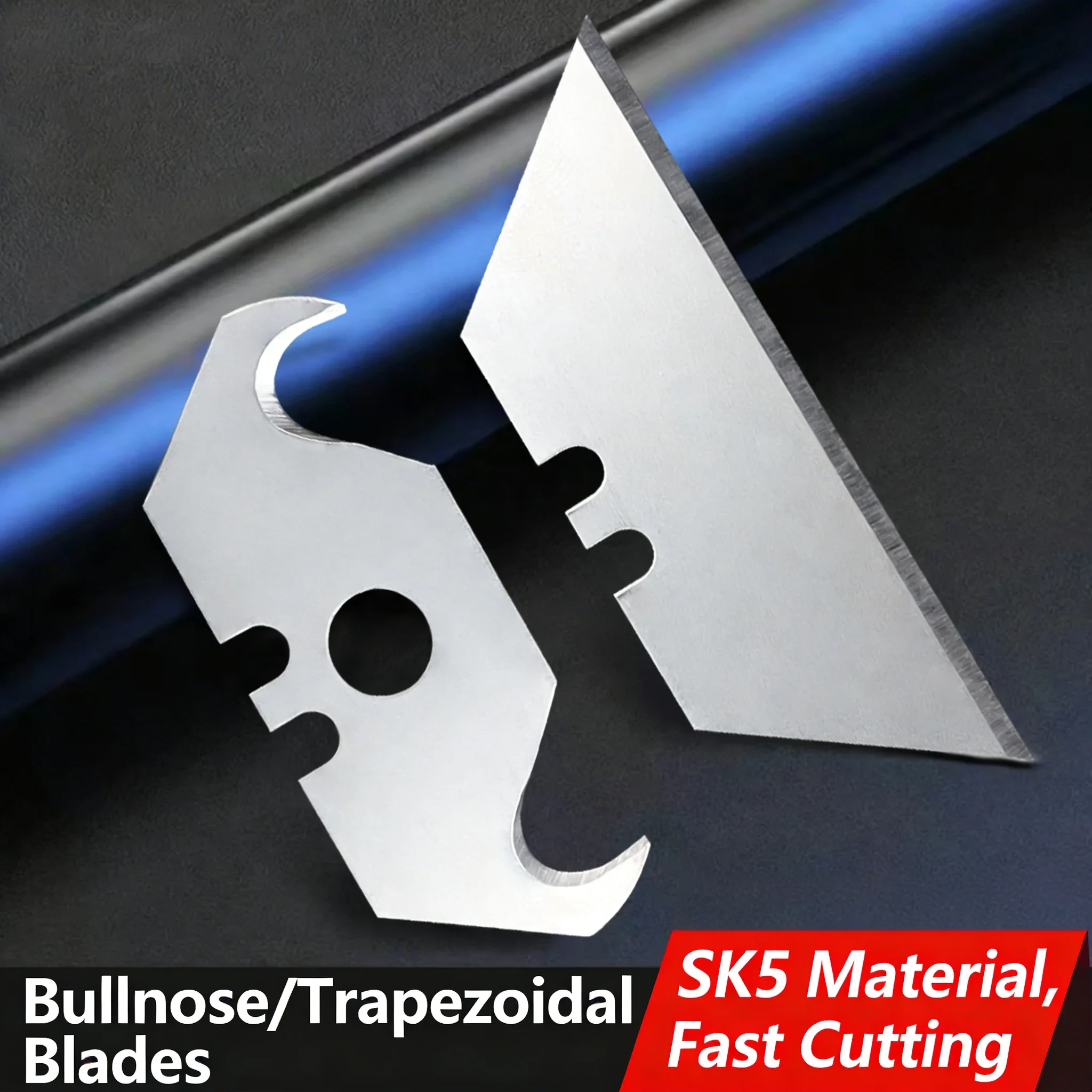 

SK5 Trapezoid & Hook Blade Folding Utility Knife - Thickened Electrician's Tool for Precision Cutting & Crafting