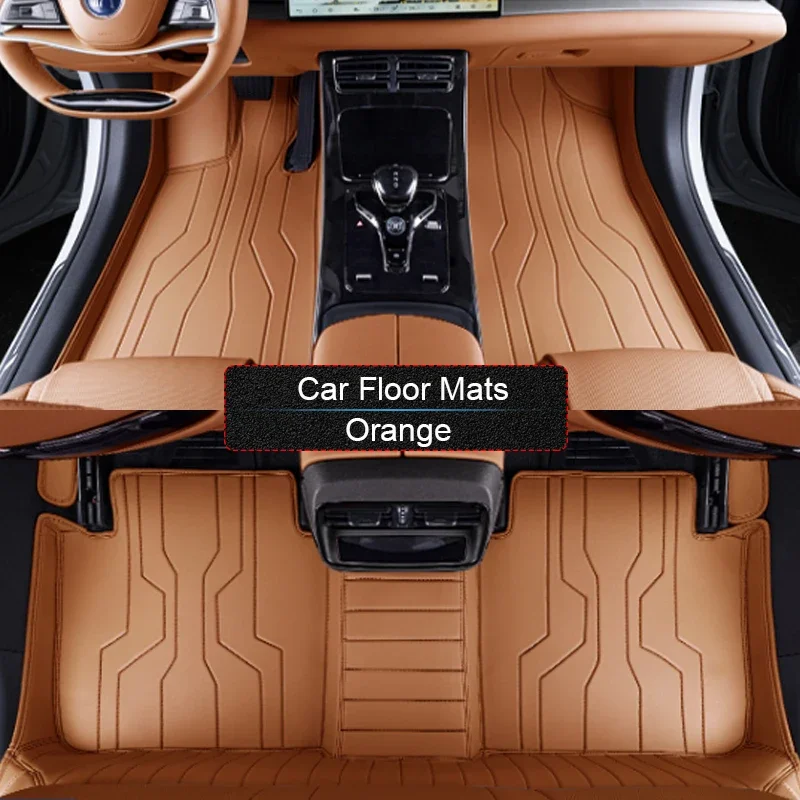 

Custom Nappa Leather For BYD HAN EV 2022-Present Car Foot Protect Mat Luxury Waterproof Floor Pad Interior Auto Accessory