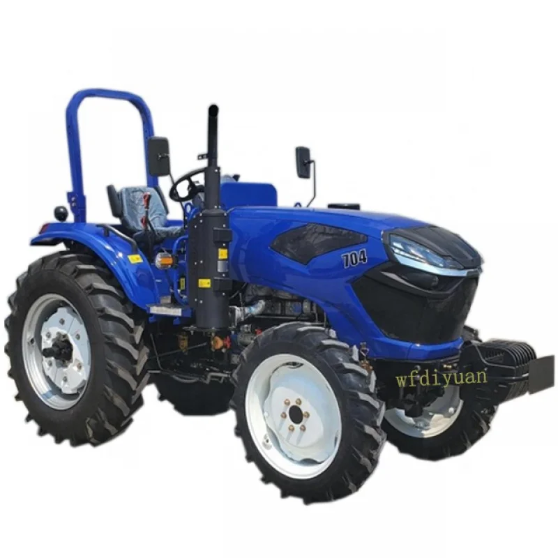 China-Made：DIYUAN  Chinese Farm Tractors Four Wheel Tractors With 4Wd Wheel 80Hp Tractors For Agriculture Used