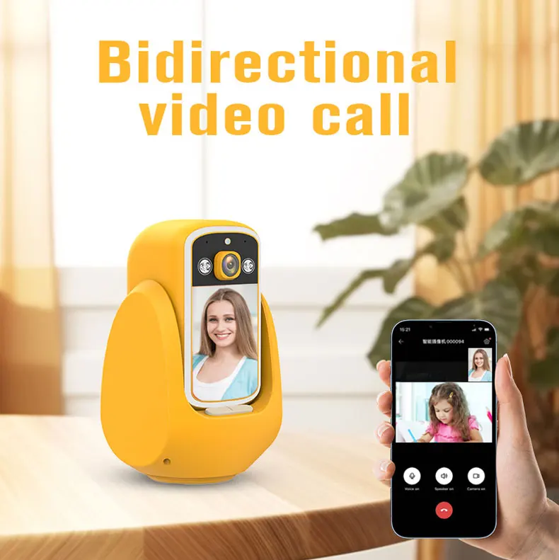 

2.8Inch IPS Screen 2MP 1080P One Key Video Phone Call Wireless PTZ IP Dome Camera For Baby Elder Care Monitor CCTV Camera