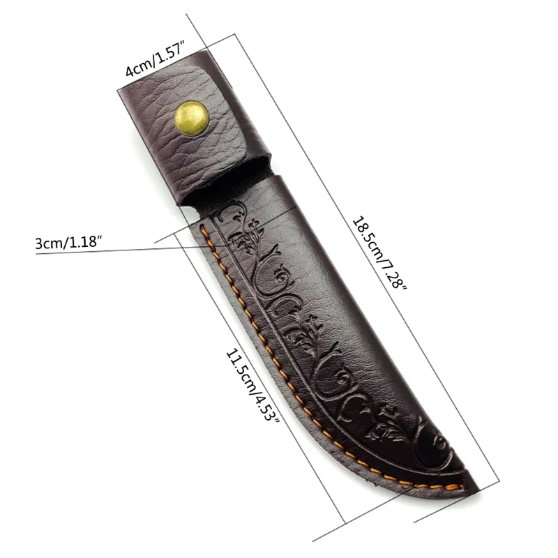Leathers Sheath Belt Pocket Knife Holder for Outdoor Camping, BBQ, Hunting Drop shipping