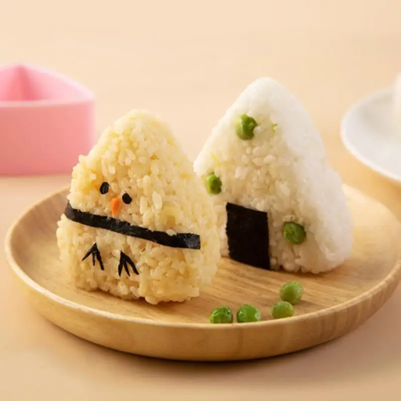 DIY Sushi Mold Onigiri Rice Ball Food Press Triangular Sushi Maker Mold Sushi Kit Japanese Kitchen Bento Accessories