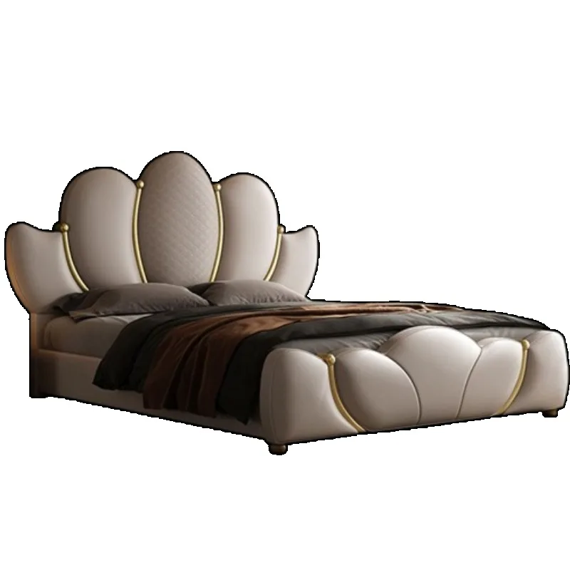 Bedsroom Modern Beds Sleeping Headboard Storage Luxury Beds Twin Unique Camas De Casal De Luxo Home Furniture Accessories