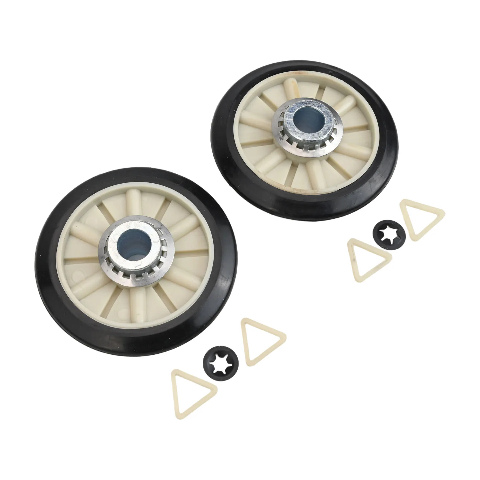 El diseño innovador del juego de rodillos de soporte de tambor trasero de 2 piezas mejora el rendimiento de sus electrodomésticos Kenmore o Amana.