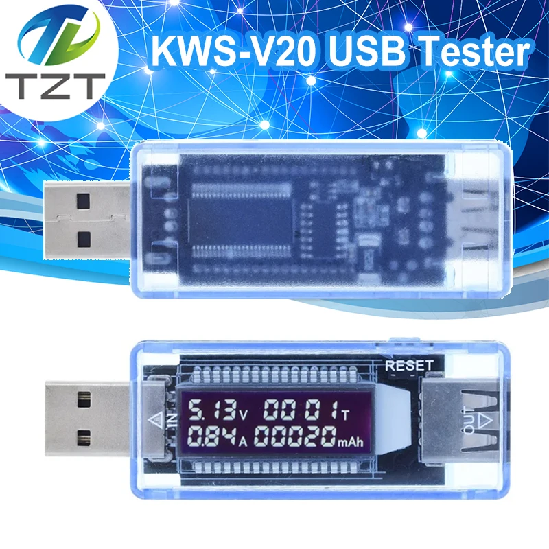 USB Charger Tester Doctor Voltage Current Meter Voltmeter Ammeter Battery Capacity Tester Mobile Power Detector