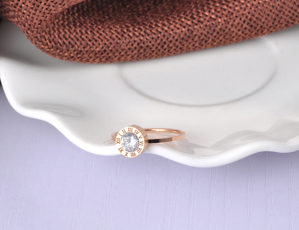 JeeMango Edelstahl-Ring mit geometrischem Zirkon für Damen, trendiger Partyschmuck, minimalistische Accessoires R26018 – Detail 11